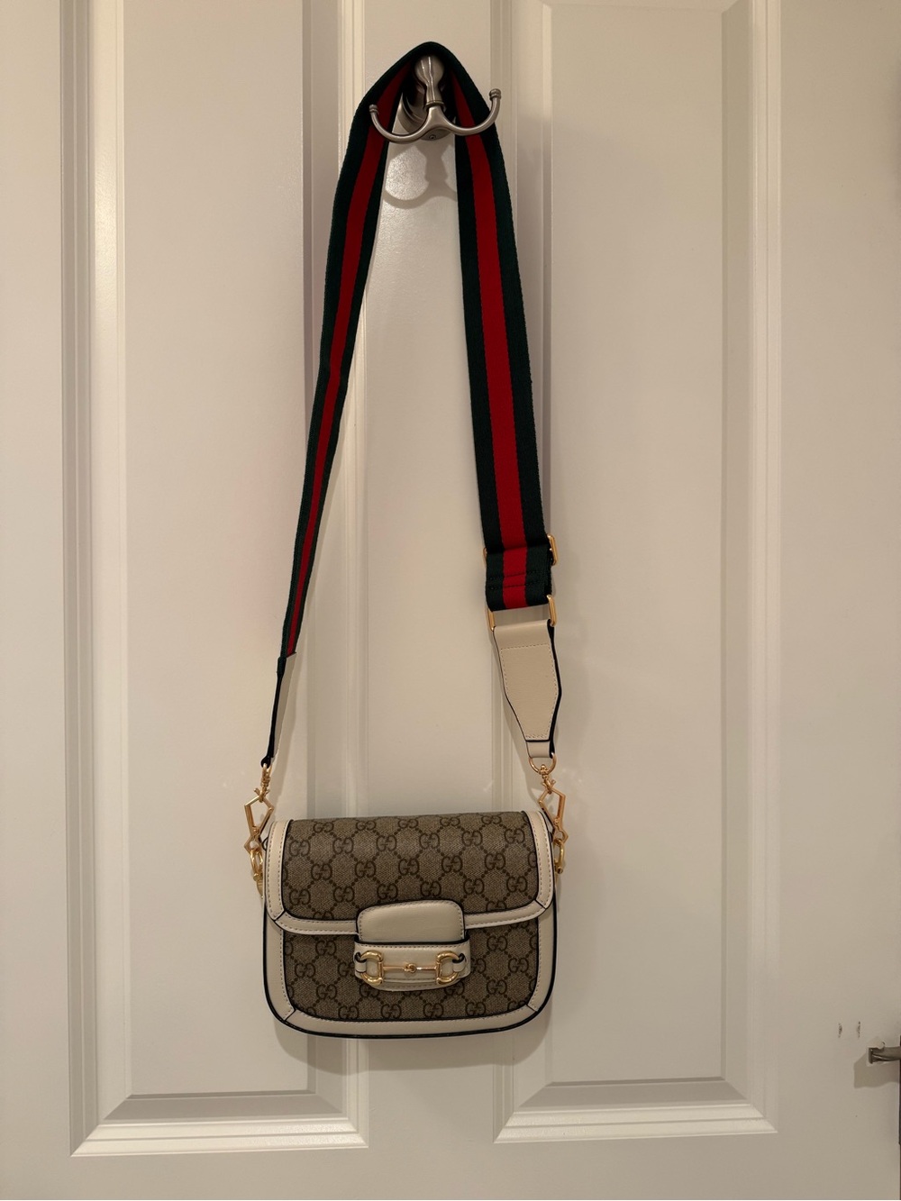 Gucci GG Supreme Mini Horsebit 1955 Shoulder Bag